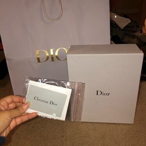 Dior Bag, Box, and Authenticity Card